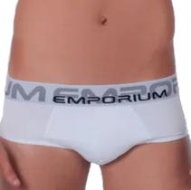 Cueca Comum Slip de elástico exposto 40mm - Microfibra 207