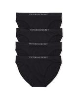 Cueca de biquíni feminina sem costura Victoria's Secret, pacote com 4 Cueca de biquíni feminina sem costura Victoria's Secret, pacote com 4