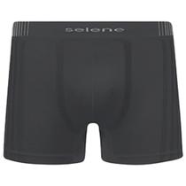 Cueca De Microfibra Boxer Box Selene Sem Costura Plus Size X1 X2 X3