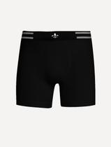 Cueca Dudalina Boxer Seamless Logo Stripes Preta 1UN Cueca Dudalina Boxer Seamless Logo Stripes Preta 1UN