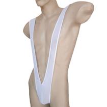 Cueca Fio Dental com Suspensórios Tule Transparente Cuecas SexLord Underwear