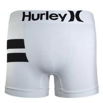 Cueca Hurley HU21A Boxer Seamless - Branco / Preto