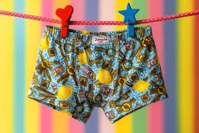 Cueca Inf Box Estampa Ee Kit 3 pçs Cores Variadas +Chaveiro