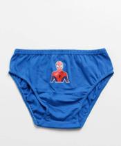 Cueca infantil azul do homem aranha Lissa Moda infantil TAM P Cueca infantil azul do homem aranha Lissa Moda infantil TAM P