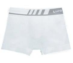 Cueca Infantil Boxer em Microfibra Lupo Cor: Branco Tam: P