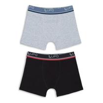 Cueca Infantil Boxer Lupo Kit com 2 Original