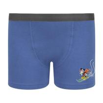 Cueca Infantil Menino Lupo Boxer Disney Mickey Azul 18301