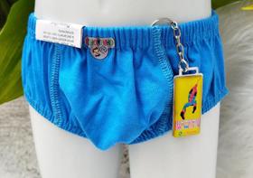 Cueca Infantil Slip 100% Algodão Kit 8 Peças Cores Variadas + Chaveiro Cueca Infantil Slip 100% Algodão Kit 8 Peças Cores Variadas + Chaveiro