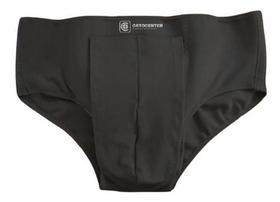 Cueca Inguinal Dupla Preta - Para Evitar Evolução De Hernia Inguinal