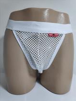 Cueca Jock Strap Branca - Frantz Design - Tamanhos P, M, G e GG Cueca Jock Strap Branca - Frantz Design - Tamanhos P, M, G e GG