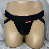 Cueca Jock Strap Preta Frantz Design - Tamanhos P, M, G e GG Cueca Jock Strap Preta Frantz Design - Tamanhos P, M, G e GG