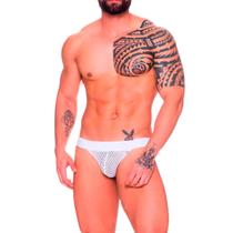 Cueca Jockstrap Arrastão SD Clothing Branca