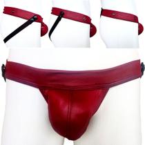 Cueca Jockstrap com Alça Removíveis e 6 Medidas de Ajustes em Cirre Marsala Cuecas SexLord Underwear