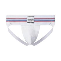 Cueca Jockstrap Masculina Com Cintura Larga De 3 Polegadas, Bolsa De Malha Elástica, Para Academia E
