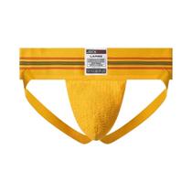 Cueca Jockstrap Masculina Com Cintura Larga De 3 Polegadas, Em Malha Elástica Com Bolsa, Para