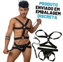 Cueca Jockstrap Masoquista - Fantasia Masculina - Tamanho Único 36 ao 44