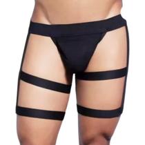 Cueca Jocsktrap Slip Cinta Liga Dupla Íntima Masculino