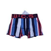 Cueca Juvenil Boxer Box, Tamanho M, com Elástico, Cores Sortidas