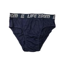 Cueca Life Zoom 001 Algodão Kit c/ 3 Cores Sortidas