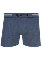 Cueca Lupo AM Boxer Azul 0733-017 Fio Texturizado Cueca Lupo AM Boxer Azul 0733-017 Fio Texturizado