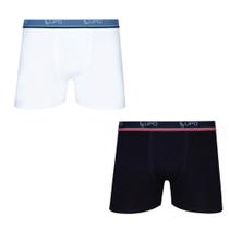 Cueca Lupo Boxer Em Algodão Com Elastano