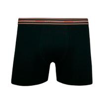 Cueca Lupo Boxer Kids Algodão Com Elastano Preto Cueca Lupo Boxer Kids Algodão Com Elastano Preto