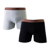 Cueca lupo boxer kit com 2 00523 algodão cos de elastico