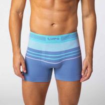 Cueca Lupo Boxer Microfibra Listrada 663-051 Cueca Lupo Boxer Microfibra Listrada 663-051