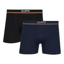 Cueca Lupo Boxer Microfibra S/custura Kit/2 Pares 0436