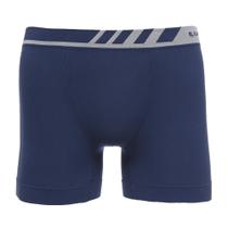 Cueca Lupo Boxer Microfibra Sem Costura Azul 30661