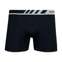 Cueca Lupo Boxer Microfibra Sem Costura Infantil Preto