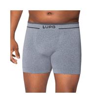 Cueca Lupo Boxer Plus Sem Costura Cós Largo 17800 Cinza Mescla