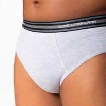 Cueca Lupo Slip Algodão com Elastano Tamanho Especial 554-003