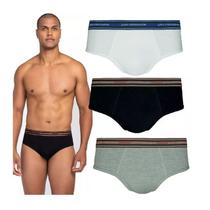 Cueca Lupo Slip Algodão Cotton Kit Com 10 524