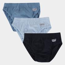 Cueca Lupo Slip Kit 3 Peças Infantil