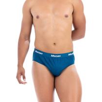 Cueca Marxan Slip Lisa em Algodão com Elástico Exposto 95 C/3