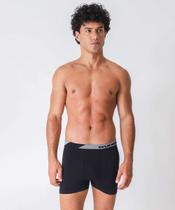 Cueca Masculina Boxer Duomo Preto-70177 Cueca Masculina Boxer Duomo Preto-70177