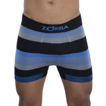 Cueca Masculina Boxer Listrada Em Algodão Seamless Zorba Cueca Masculina Boxer Listrada Em Algodão Seamless Zorba