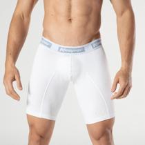 Cueca masculina Boxer Long Leg Esportive Keeper Em Poliamida