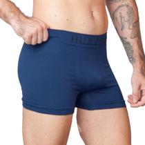 Cueca Masculina Boxer Microfibra Huxter Azul Marinho Cueca Masculina Boxer Microfibra Huxter Azul Marinho