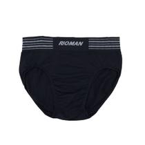 Cueca Masculina DelRio Slip Preta - SL5422