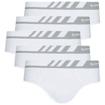Cueca Masculina Lupo Microfibra Slip Kit Com 5 Sem Costura Cueca Masculina Lupo Microfibra Slip Kit Com 5 Sem Costura