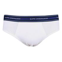 Cueca Masculina Lupo Slip Branca - 00524