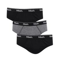 Cueca Masculina Mash Slip Kit - 01004 Cueca Masculina Mash Slip Kit - 01004