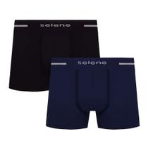 Cueca Masculina Selene Boxer Kit Com 2 - 11150