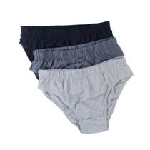 Cueca Masculina Selene Slip kit com 3 Mescla - 11910001