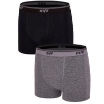 Cueca masculina trifil kit 2 unidades boxer em cotton qe5326 Cueca masculina trifil kit 2 unidades boxer em cotton qe5326