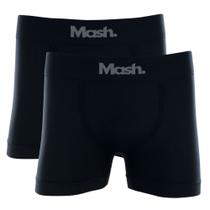 Cueca Mash Boxer Microfibra Sem Costura 711.01 C/2