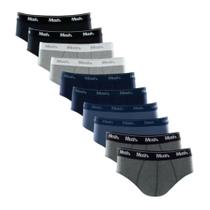 Cueca Mash Slip Algodão com Elastano 010.04D C/10