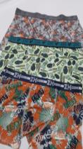 Cueca microfibra colorida estampa variados Cueca microfibra colorida estampa variados